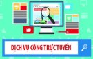 Danh mục Dịch vụ công trực tuyến mức độ 3, mưcs độ 4 của các cơ quan Nhà nươcs tỉnh Thanh Hoá năm 2022